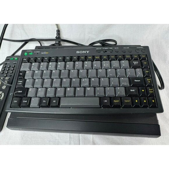 Sony Webtv Internet Terminal Keyboard & Remote Control Model INT W100 For Parts - Picture 2 of 11